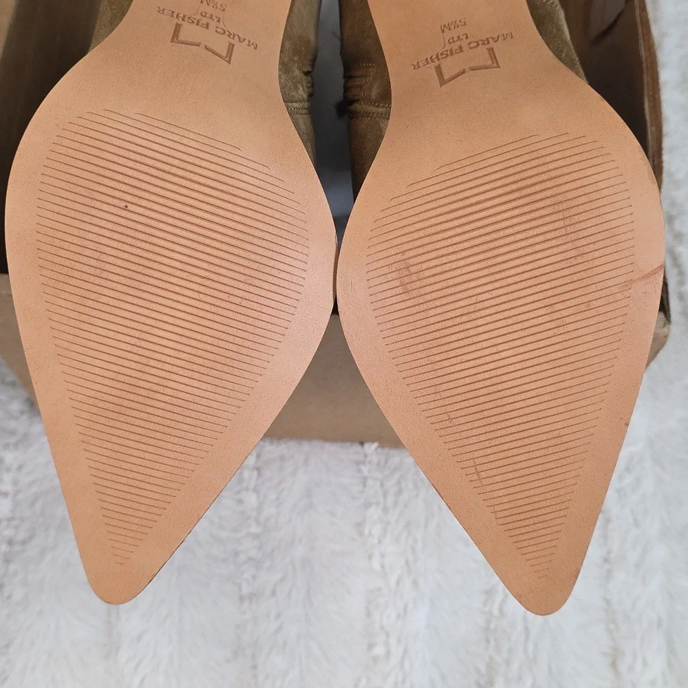 Marc Fisher Rafia Ankle Boot Suede For Kitty Rescue! - Picture 6 of 10